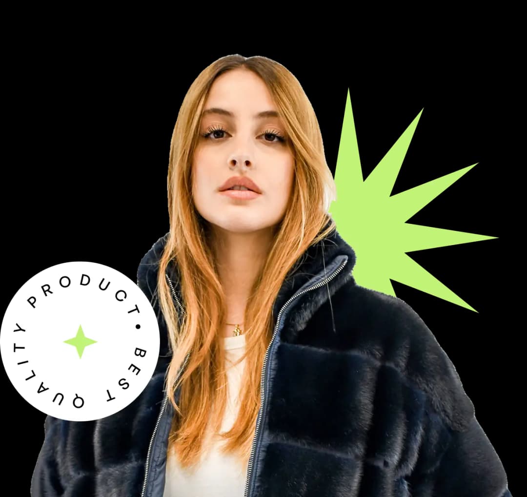 Waves Puffer Coat Black